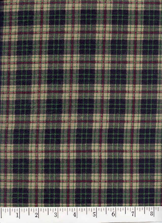 This plaid flannel is very soft.