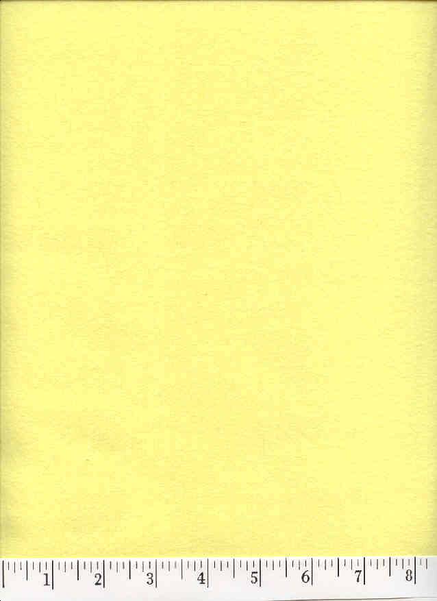 Super soft creamy yellow flannel fabric.