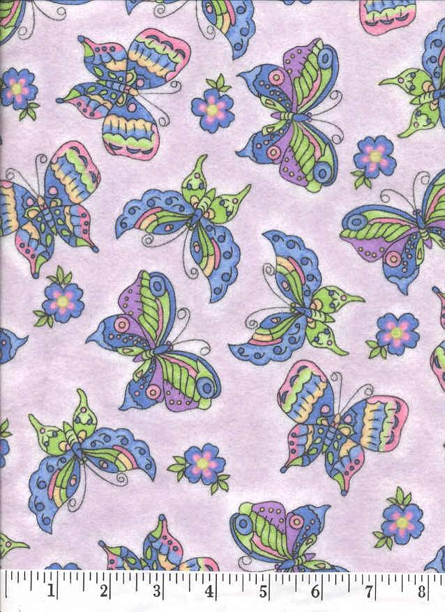 Butterflys on a pastel pink backgroun.