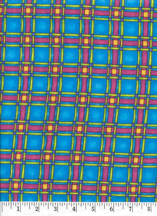 WOW!! This is a very bright plaid flannel fabric.