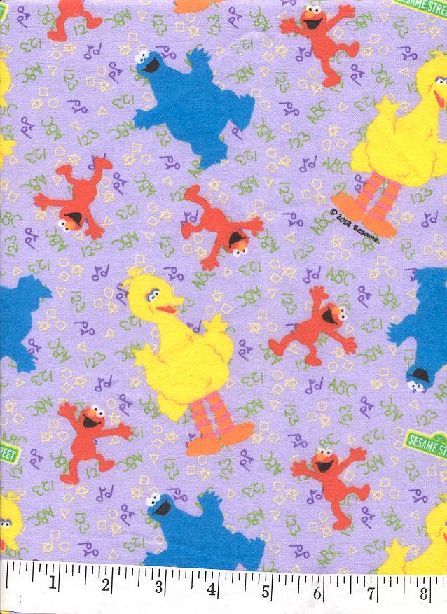 Here is a fabric from some of your favorite Sesame Steet characters.