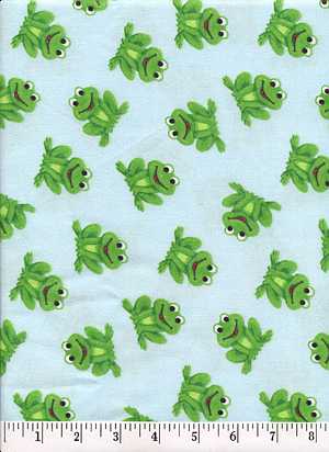 These cute little frogs are sure to be a prince in your quilt.