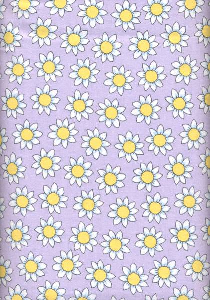 Beautiful daisy flowers adorn this soft flannel.