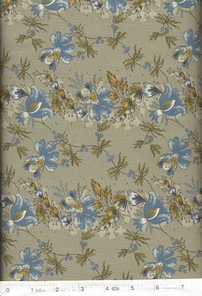 An elegant floral design on a cotton sage background.  Part of Anna Griffin's 