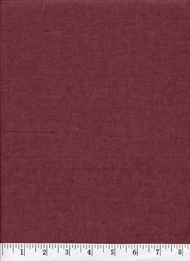 Burgundy fabric with lines of hatching in a slightly darker 
 burgundy