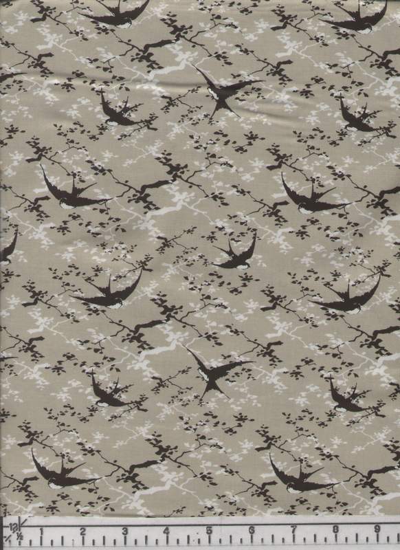 With swallows soaring into the background, this fabric is very appealing to the eye and classy.