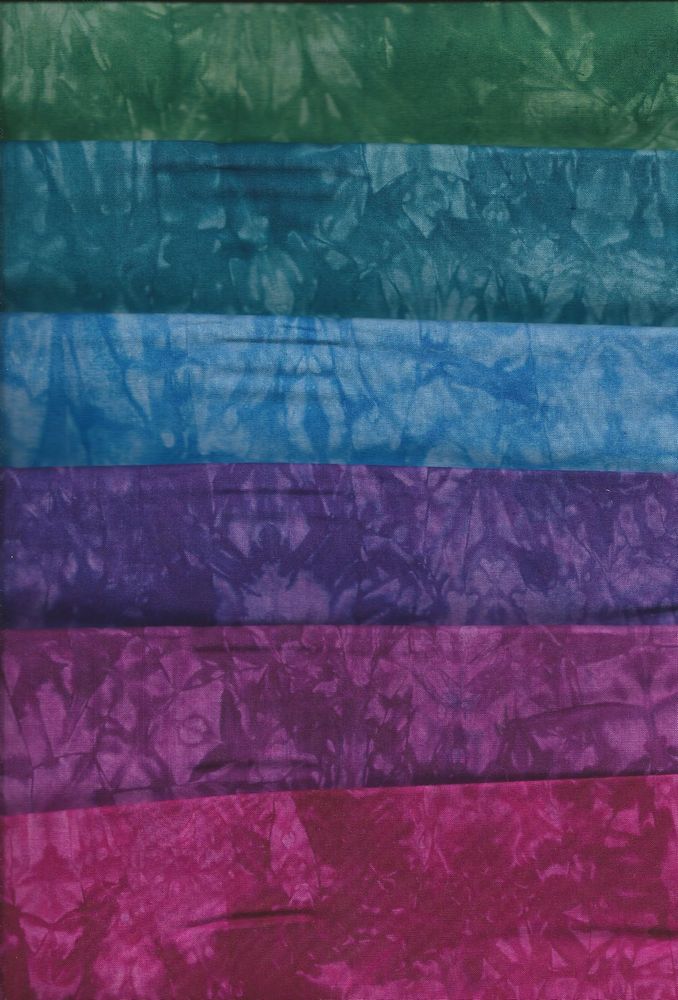 Starr Designs hand dyed fabrics.